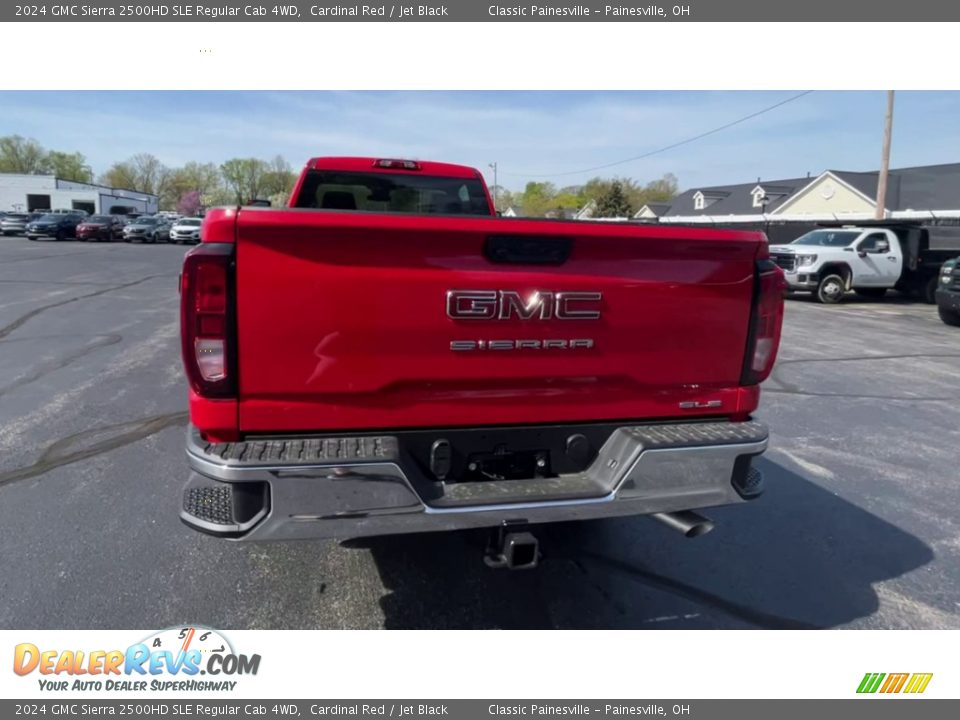 2024 GMC Sierra 2500HD SLE Regular Cab 4WD Cardinal Red / Jet Black Photo #6