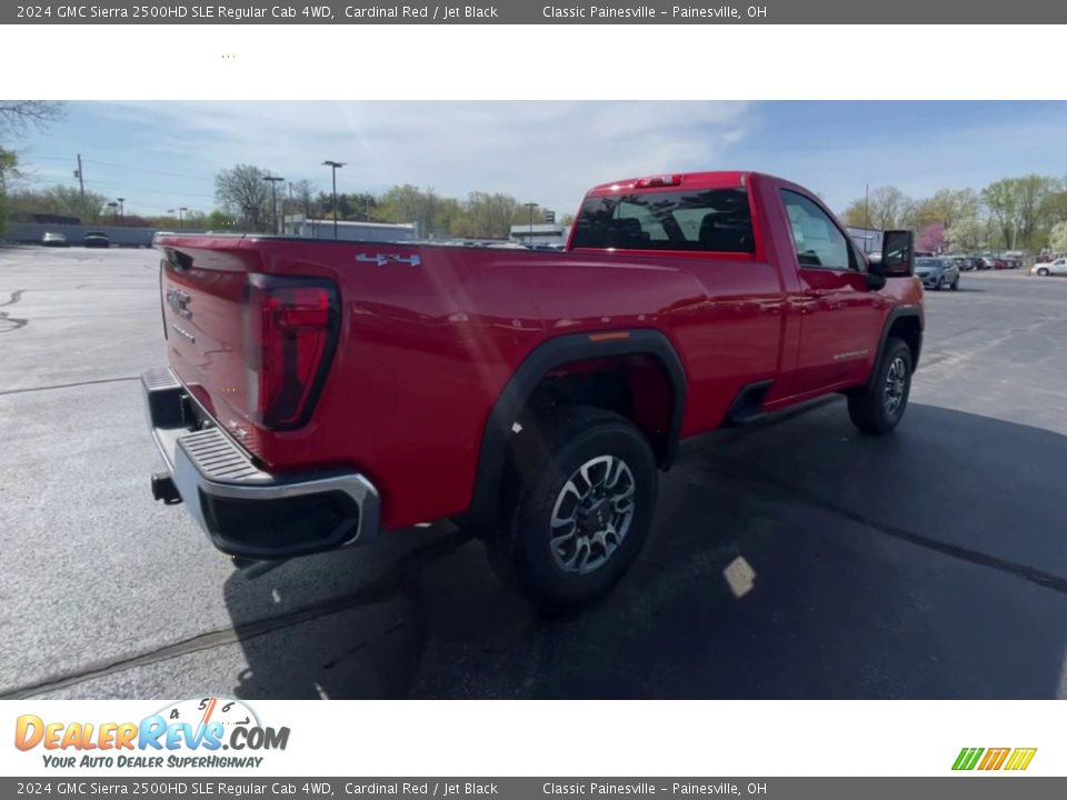 2024 GMC Sierra 2500HD SLE Regular Cab 4WD Cardinal Red / Jet Black Photo #7