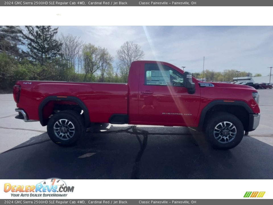 2024 GMC Sierra 2500HD SLE Regular Cab 4WD Cardinal Red / Jet Black Photo #8