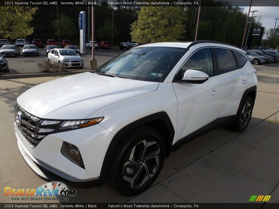 2023 Hyundai Tucson SEL AWD Serenity White / Black Photo #7