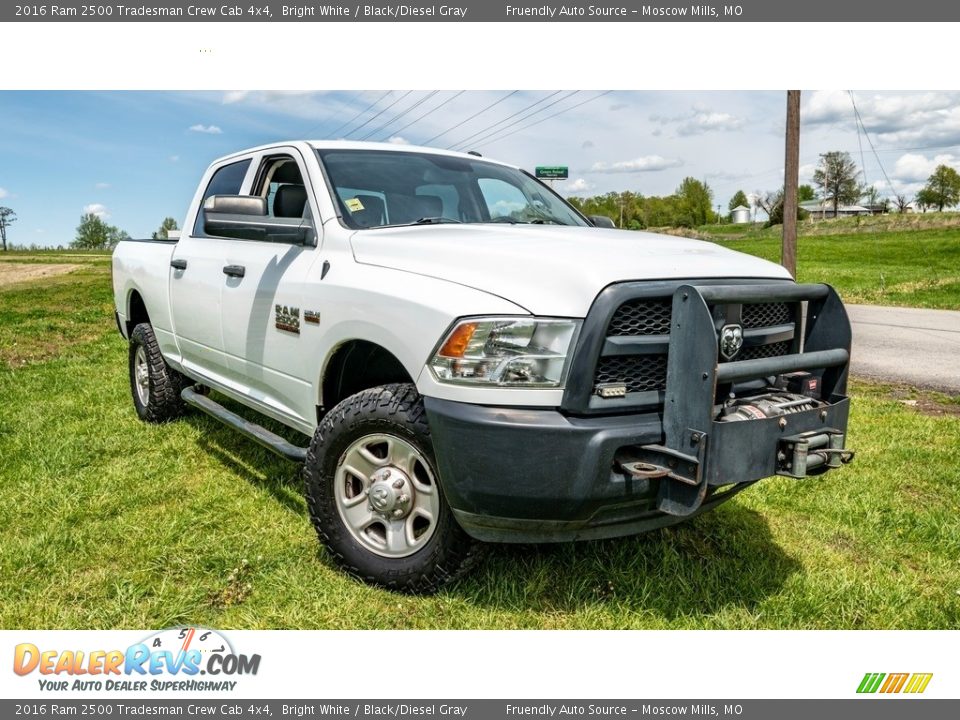 2016 Ram 2500 Tradesman Crew Cab 4x4 Bright White / Black/Diesel Gray Photo #1