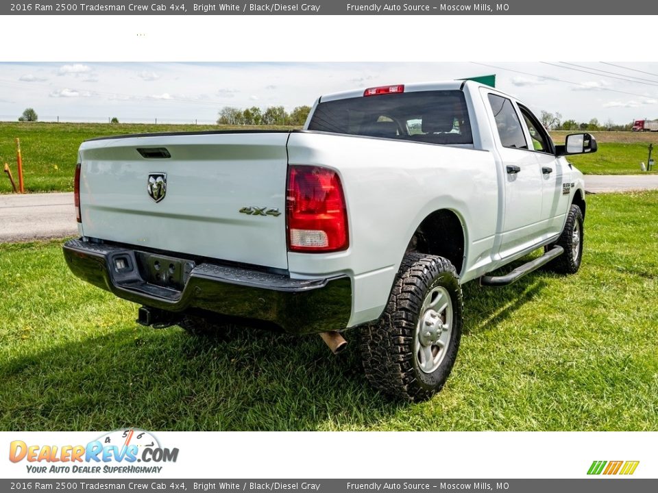 2016 Ram 2500 Tradesman Crew Cab 4x4 Bright White / Black/Diesel Gray Photo #4