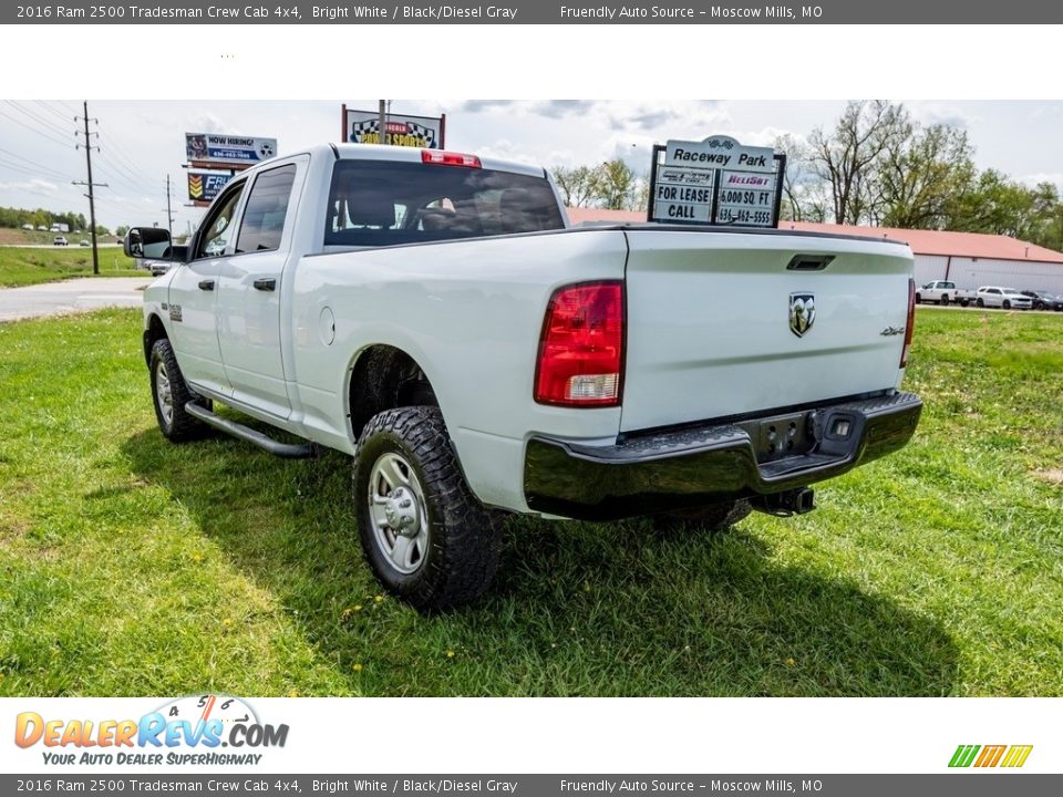 2016 Ram 2500 Tradesman Crew Cab 4x4 Bright White / Black/Diesel Gray Photo #6