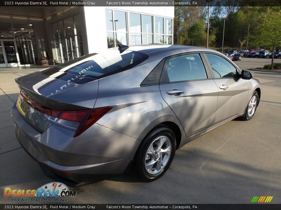 2023 Hyundai Elantra SE Fluid Metal / Medium Gray Photo #2