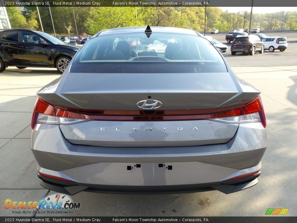 2023 Hyundai Elantra SE Fluid Metal / Medium Gray Photo #3