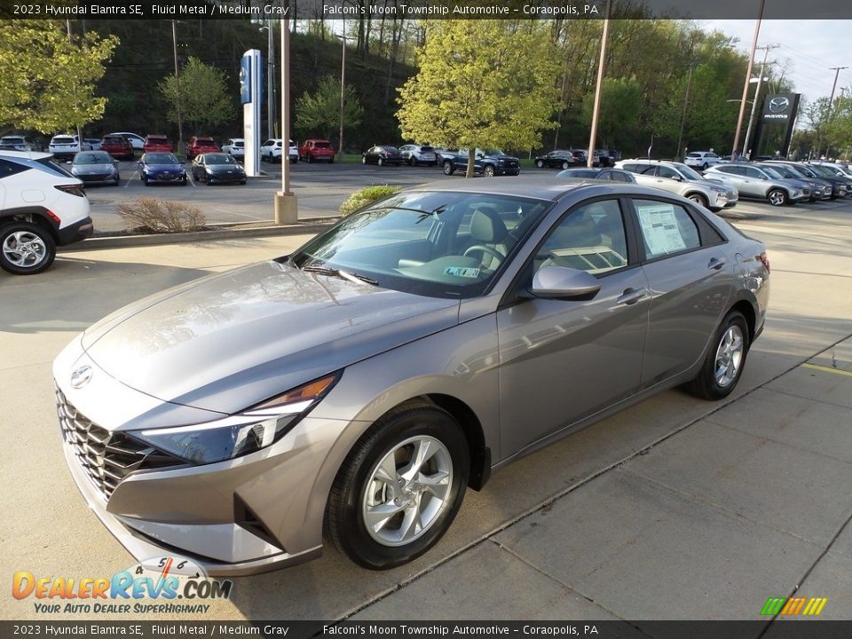 2023 Hyundai Elantra SE Fluid Metal / Medium Gray Photo #5