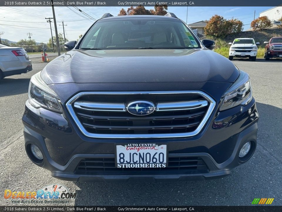 2018 Subaru Outback 2.5i Limited Dark Blue Pearl / Black Photo #2