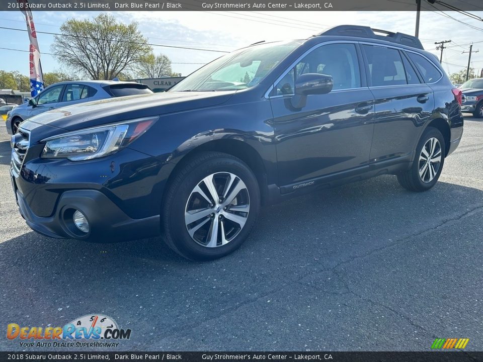 2018 Subaru Outback 2.5i Limited Dark Blue Pearl / Black Photo #3