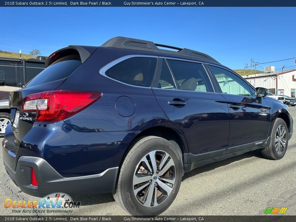 2018 Subaru Outback 2.5i Limited Dark Blue Pearl / Black Photo #6