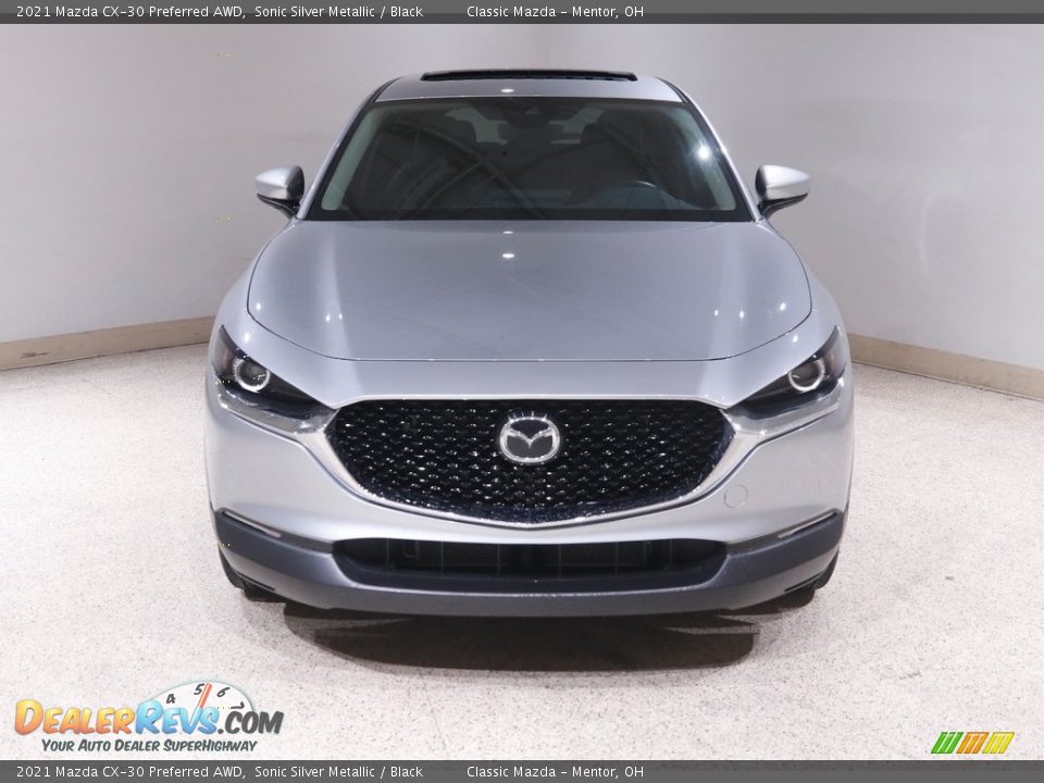 2021 Mazda CX-30 Preferred AWD Sonic Silver Metallic / Black Photo #2