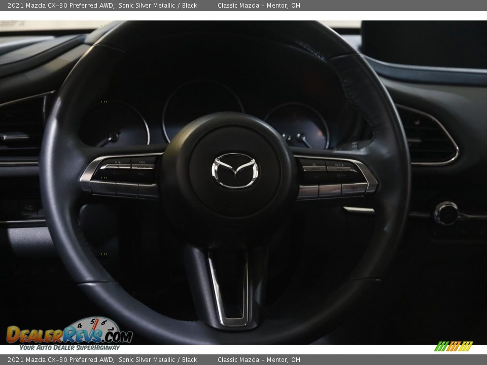 2021 Mazda CX-30 Preferred AWD Sonic Silver Metallic / Black Photo #7