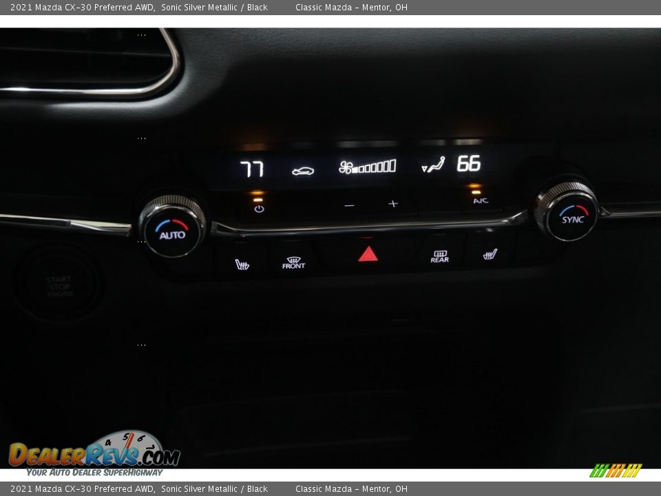 2021 Mazda CX-30 Preferred AWD Sonic Silver Metallic / Black Photo #14