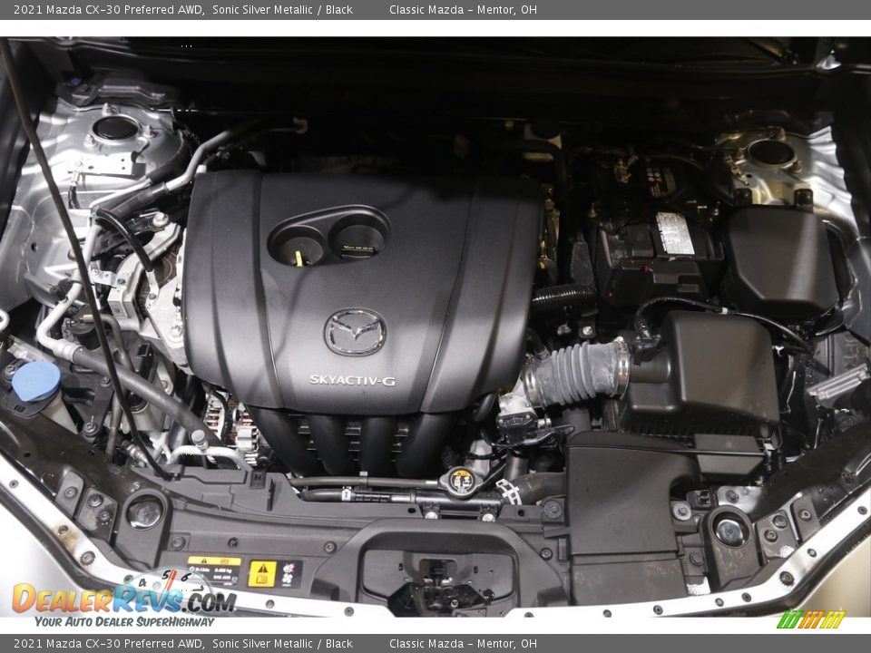 2021 Mazda CX-30 Preferred AWD Sonic Silver Metallic / Black Photo #21