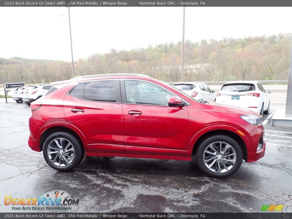 Chili Red Metallic 2020 Buick Encore GX Select AWD Photo #8