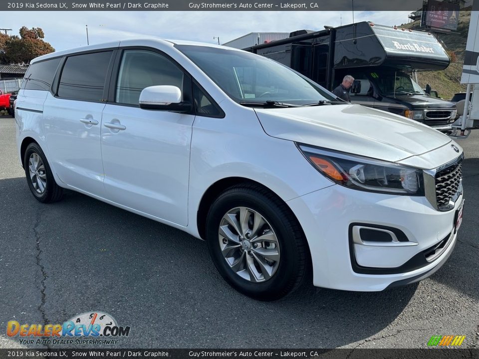 2019 Kia Sedona LX Snow White Pearl / Dark Graphite Photo #1