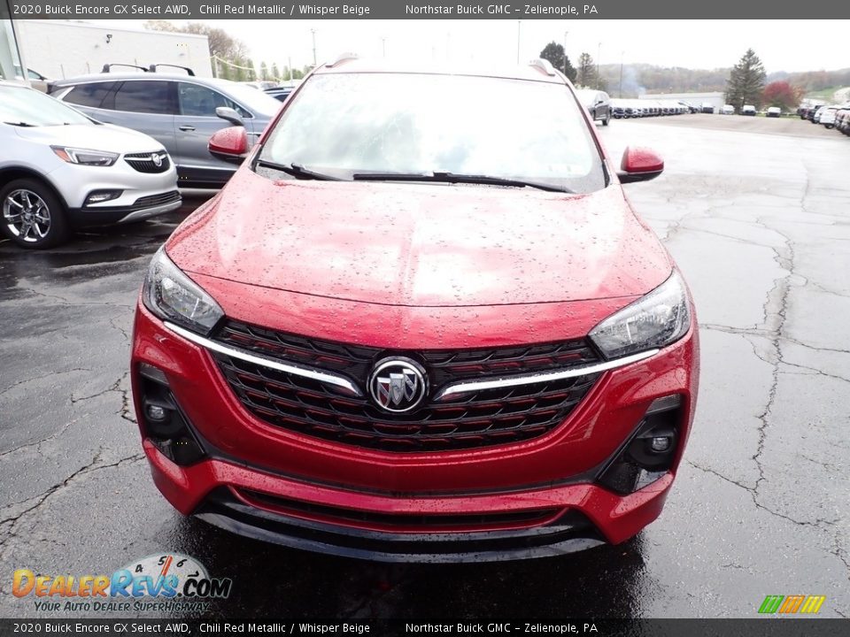 2020 Buick Encore GX Select AWD Chili Red Metallic / Whisper Beige Photo #11