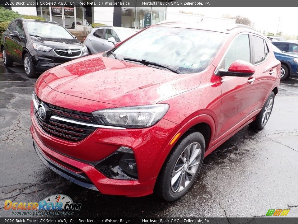 2020 Buick Encore GX Select AWD Chili Red Metallic / Whisper Beige Photo #12