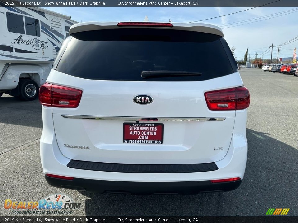 2019 Kia Sedona LX Snow White Pearl / Dark Graphite Photo #5