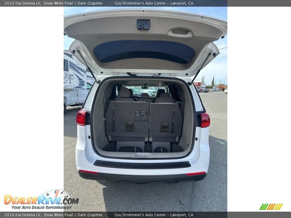 2019 Kia Sedona LX Snow White Pearl / Dark Graphite Photo #7