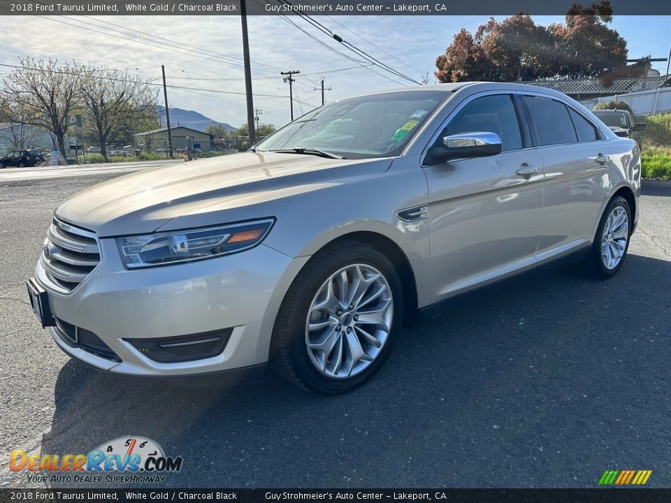 White Gold 2018 Ford Taurus Limited Photo #3