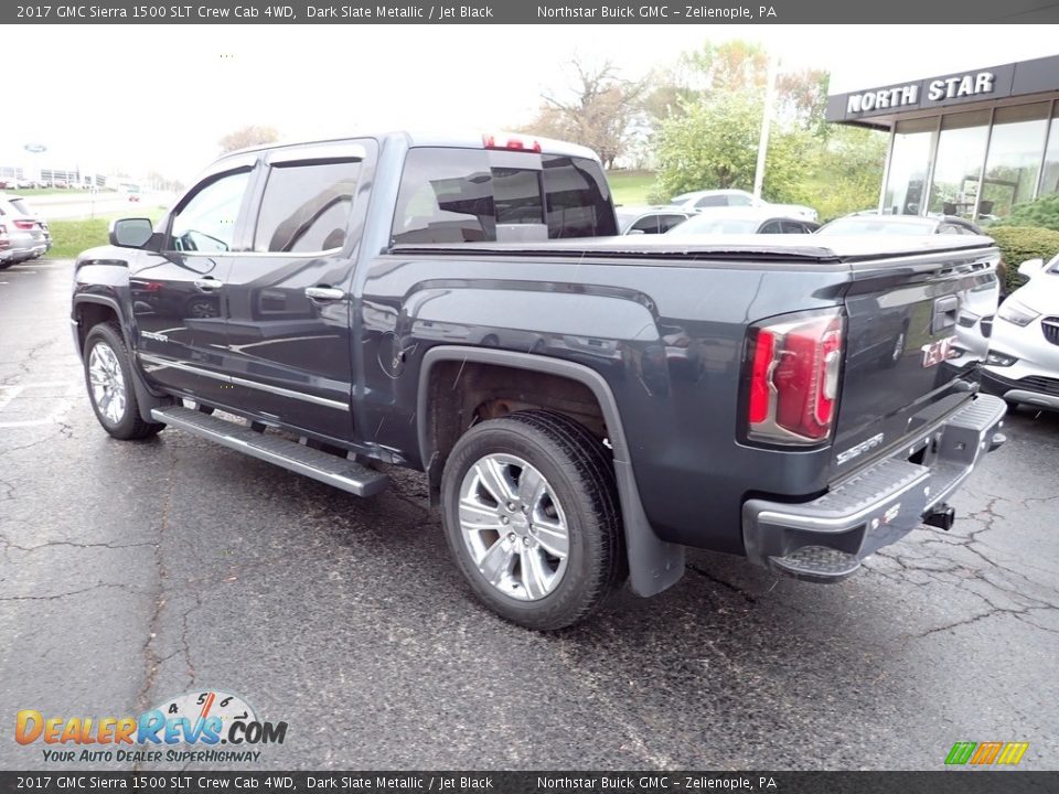 2017 GMC Sierra 1500 SLT Crew Cab 4WD Dark Slate Metallic / Jet Black Photo #3