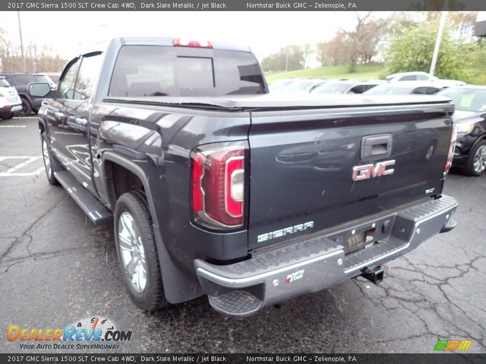 2017 GMC Sierra 1500 SLT Crew Cab 4WD Dark Slate Metallic / Jet Black Photo #4