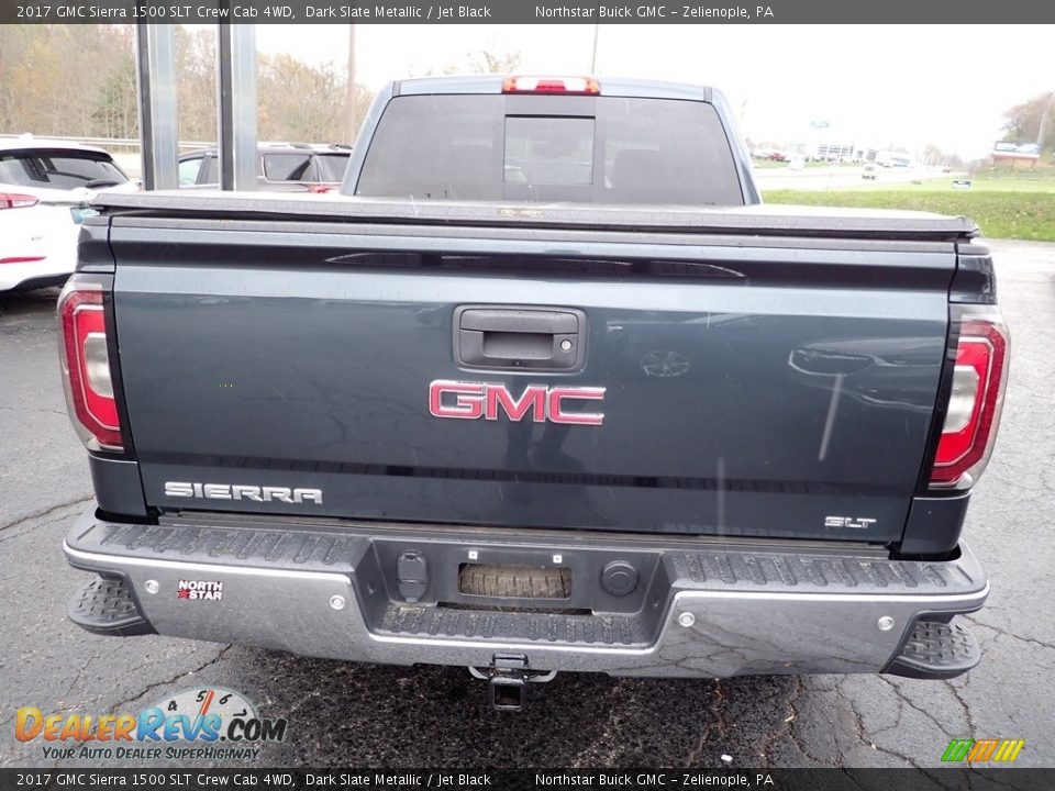 2017 GMC Sierra 1500 SLT Crew Cab 4WD Dark Slate Metallic / Jet Black Photo #5