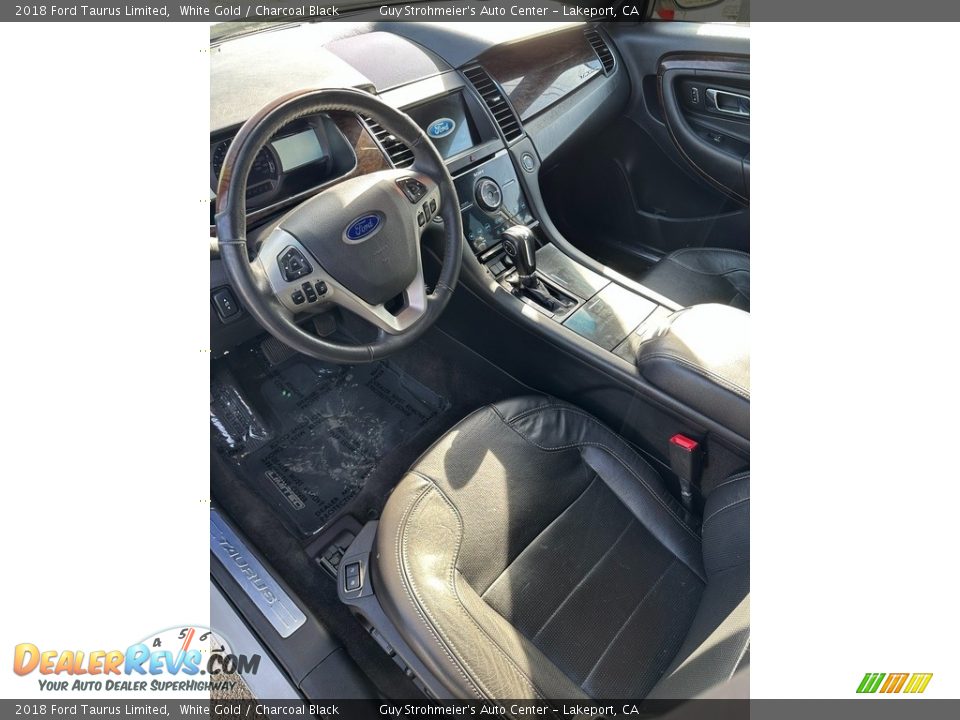 2018 Ford Taurus Limited White Gold / Charcoal Black Photo #12