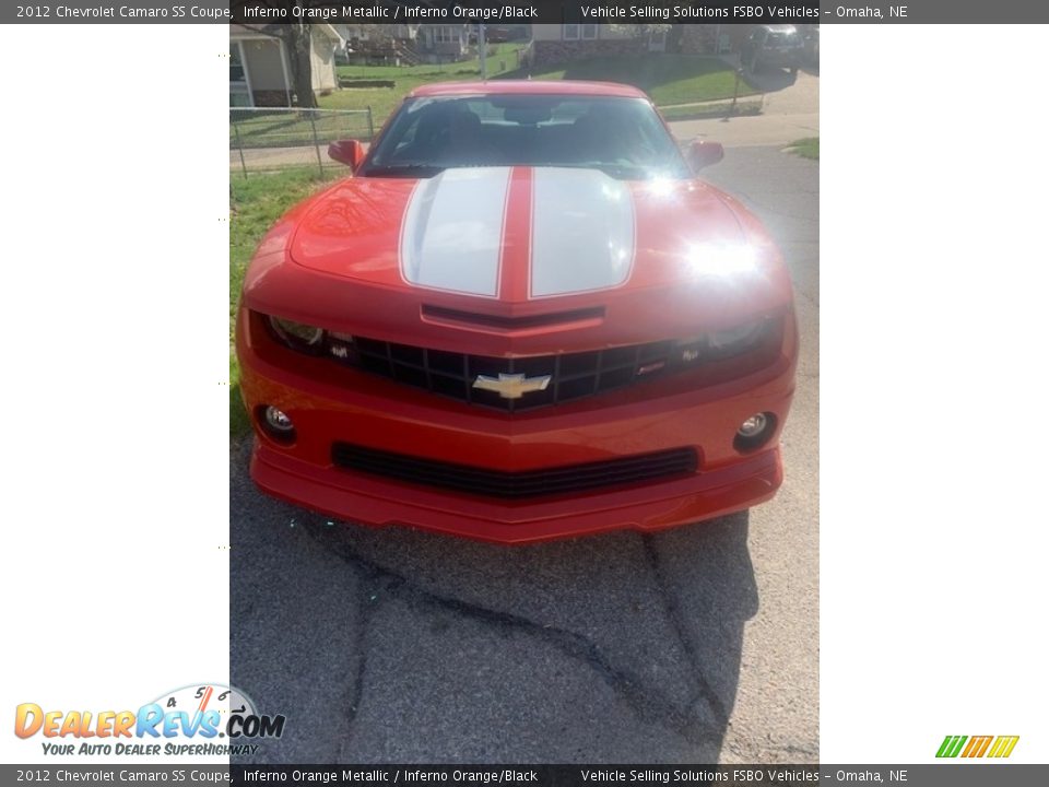 2012 Chevrolet Camaro SS Coupe Inferno Orange Metallic / Inferno Orange/Black Photo #9