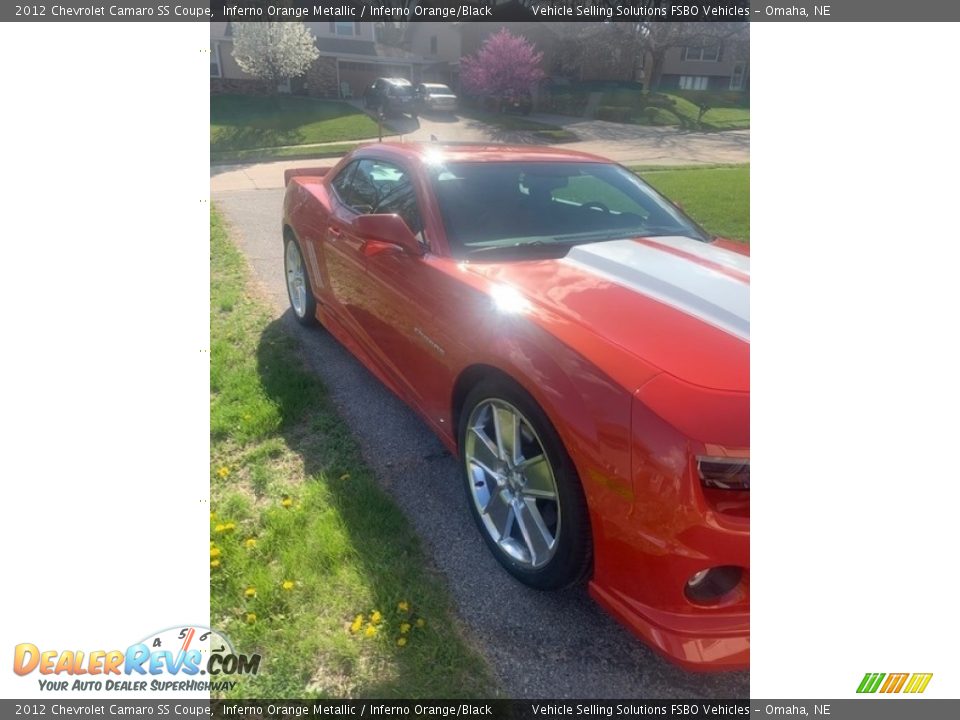 2012 Chevrolet Camaro SS Coupe Inferno Orange Metallic / Inferno Orange/Black Photo #11