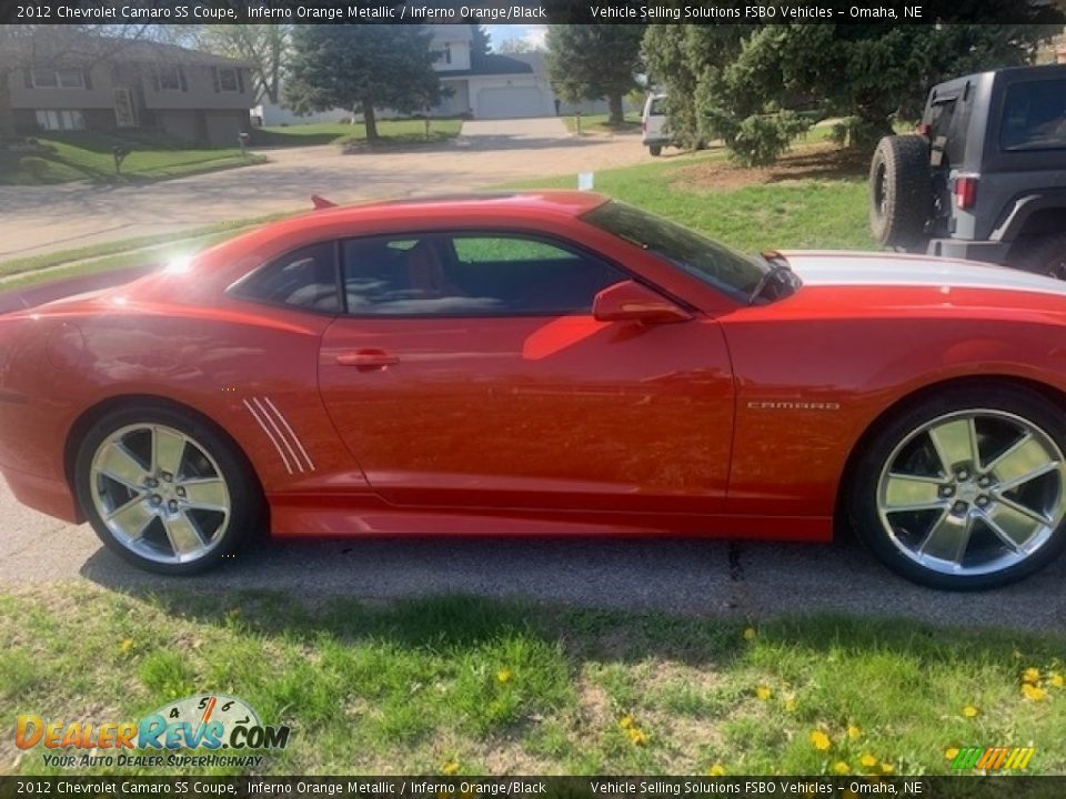 2012 Chevrolet Camaro SS Coupe Inferno Orange Metallic / Inferno Orange/Black Photo #12