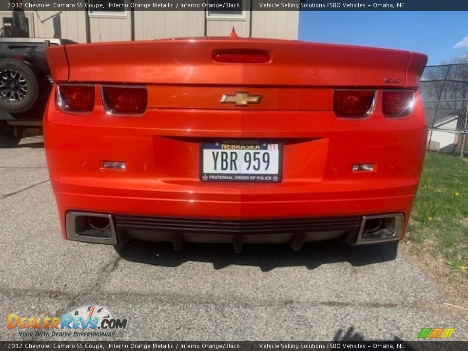 2012 Chevrolet Camaro SS Coupe Inferno Orange Metallic / Inferno Orange/Black Photo #16