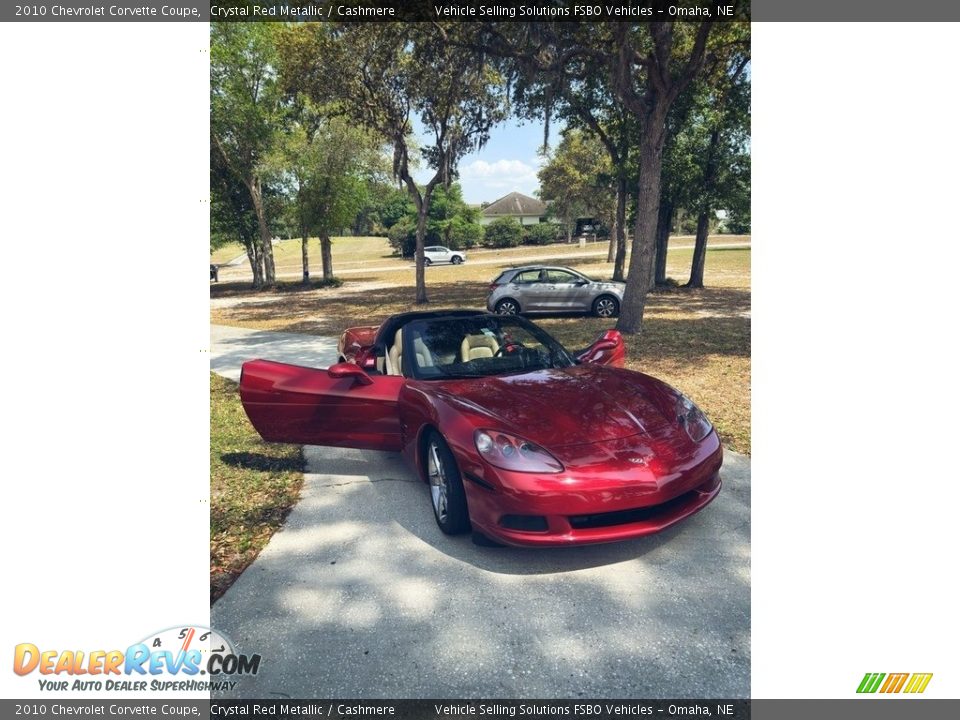 2010 Chevrolet Corvette Coupe Crystal Red Metallic / Cashmere Photo #2