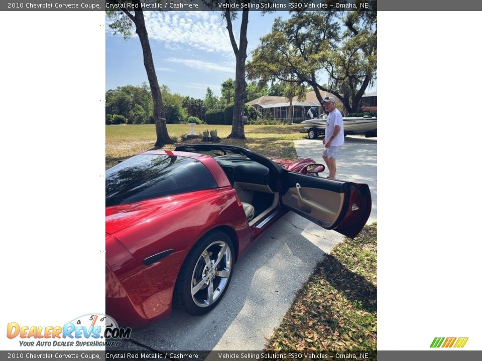 2010 Chevrolet Corvette Coupe Crystal Red Metallic / Cashmere Photo #3