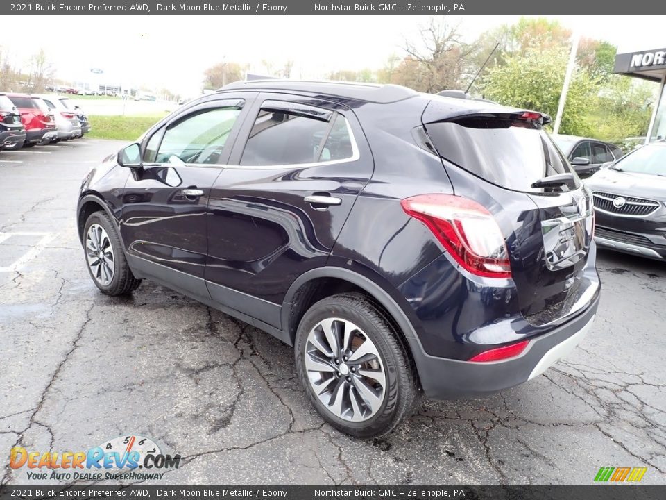 2021 Buick Encore Preferred AWD Dark Moon Blue Metallic / Ebony Photo #3