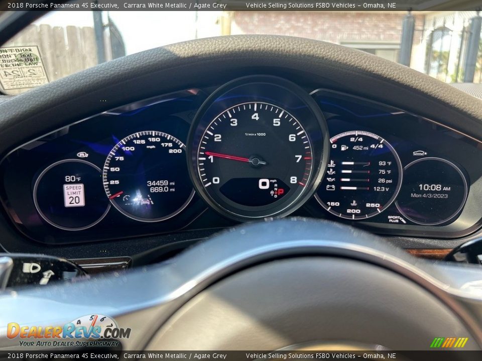 2018 Porsche Panamera 4S Executive Gauges Photo #8