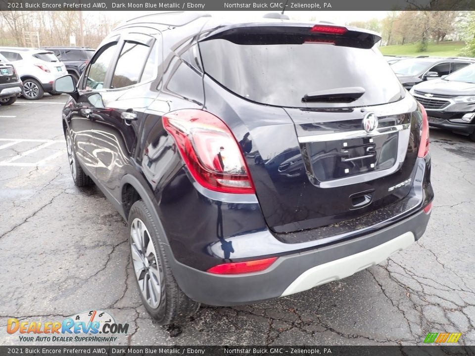 2021 Buick Encore Preferred AWD Dark Moon Blue Metallic / Ebony Photo #4