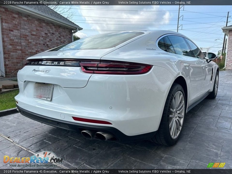 2018 Porsche Panamera 4S Executive Carrara White Metallic / Agate Grey Photo #11