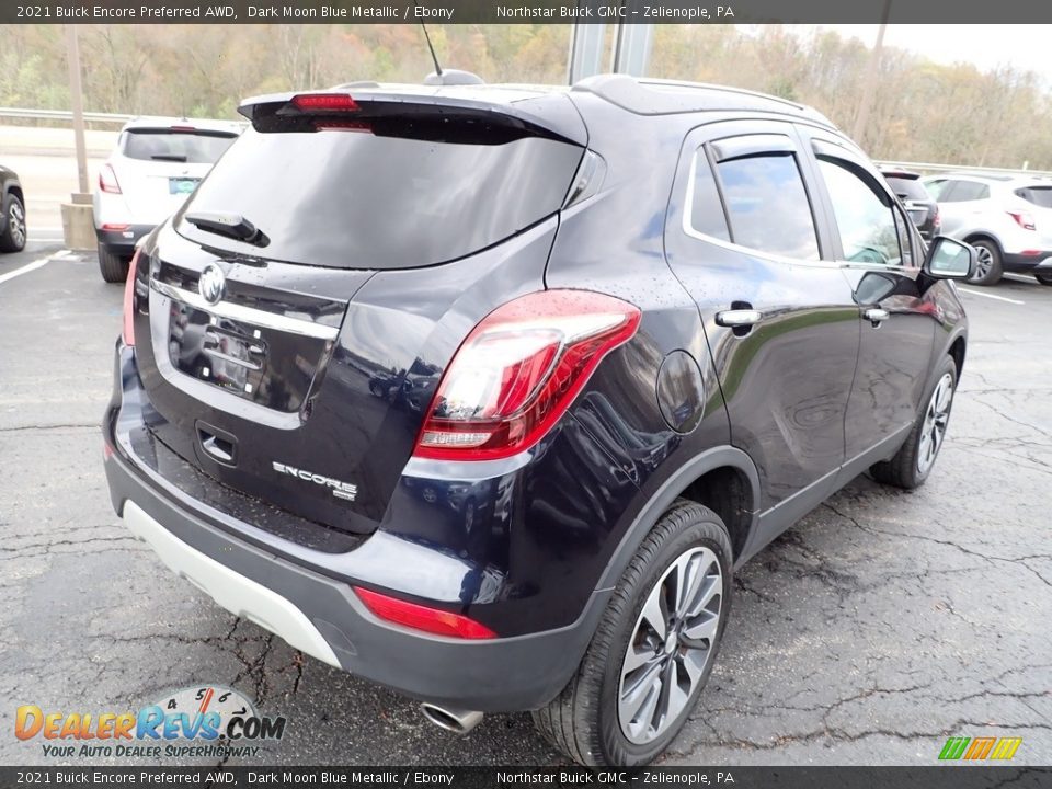 2021 Buick Encore Preferred AWD Dark Moon Blue Metallic / Ebony Photo #6