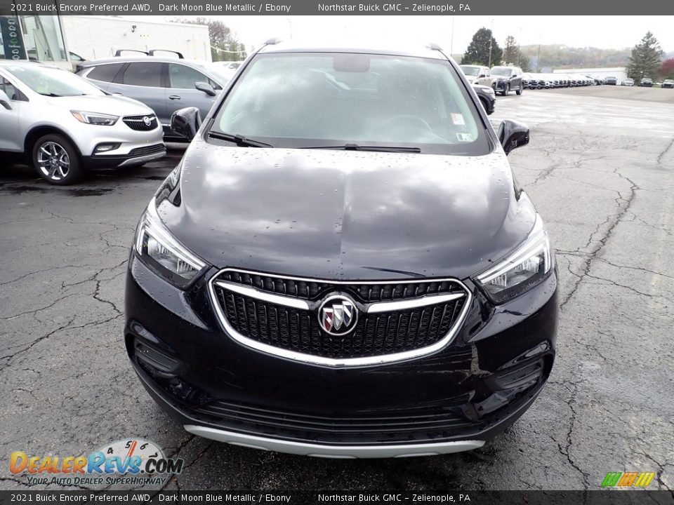 2021 Buick Encore Preferred AWD Dark Moon Blue Metallic / Ebony Photo #11