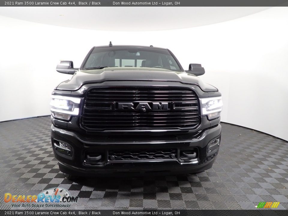 2021 Ram 3500 Laramie Crew Cab 4x4 Black / Black Photo #7