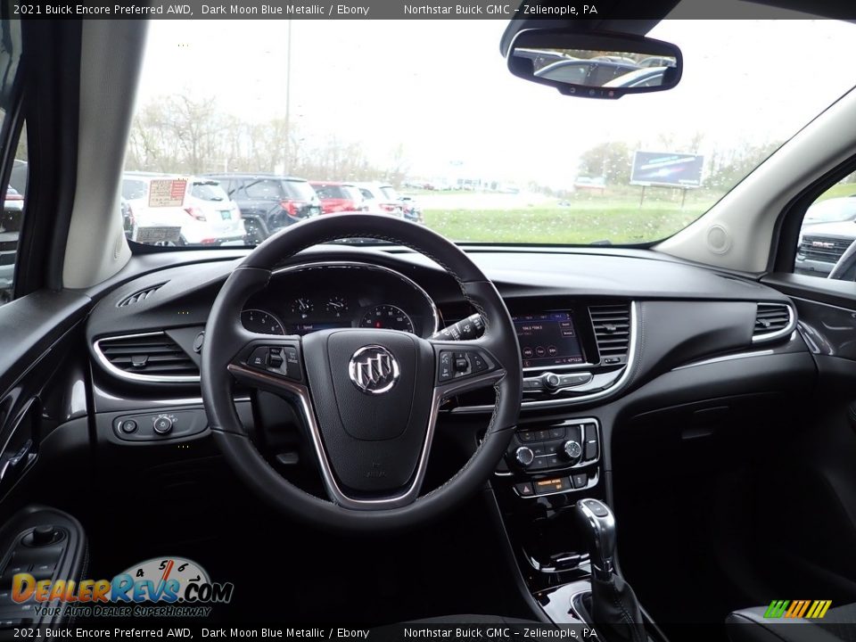 Dashboard of 2021 Buick Encore Preferred AWD Photo #19