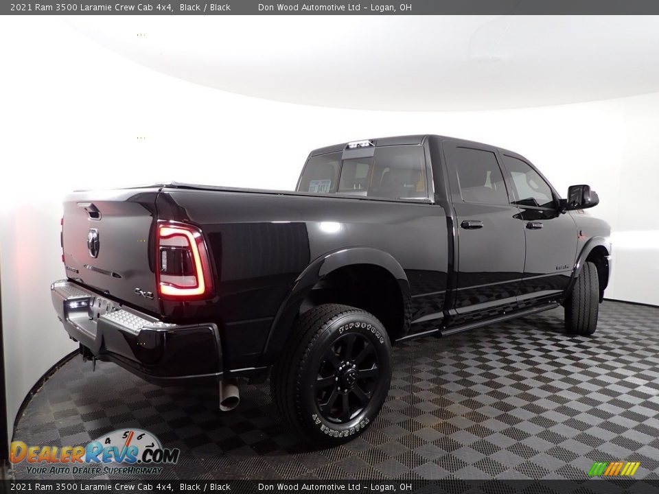 2021 Ram 3500 Laramie Crew Cab 4x4 Black / Black Photo #13