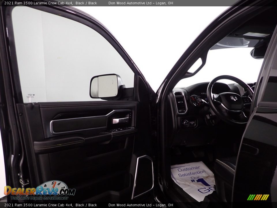 2021 Ram 3500 Laramie Crew Cab 4x4 Black / Black Photo #14