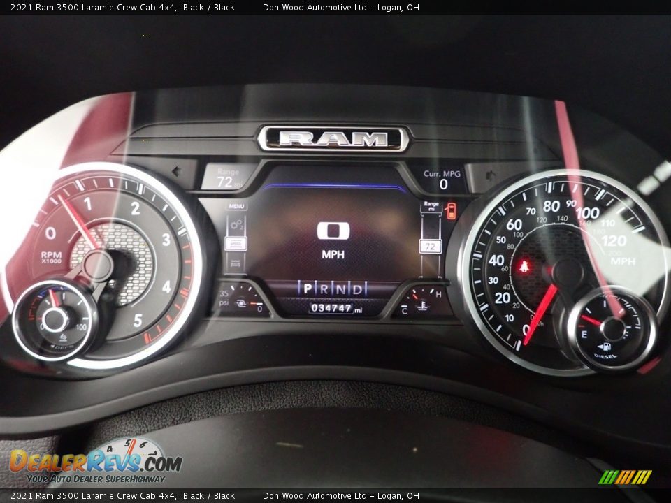 2021 Ram 3500 Laramie Crew Cab 4x4 Black / Black Photo #21