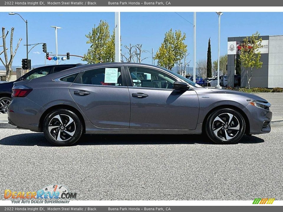 2022 Honda Insight EX Modern Steel Metallic / Black Photo #3