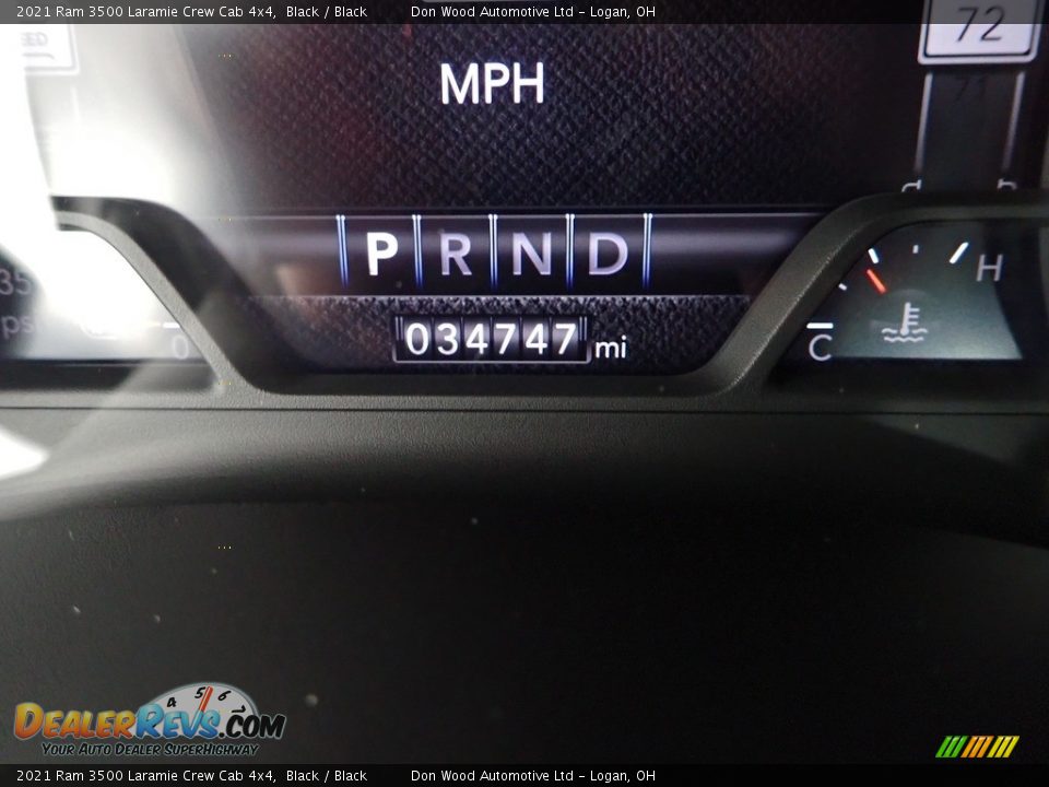2021 Ram 3500 Laramie Crew Cab 4x4 Black / Black Photo #34