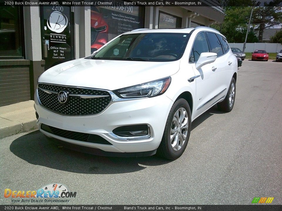 2020 Buick Enclave Avenir AWD White Frost Tricoat / Chestnut Photo #3