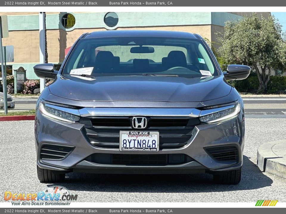 2022 Honda Insight EX Modern Steel Metallic / Black Photo #12