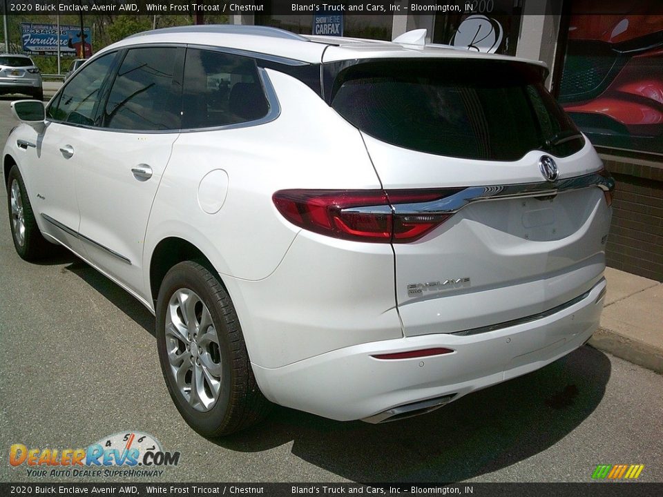 2020 Buick Enclave Avenir AWD White Frost Tricoat / Chestnut Photo #5